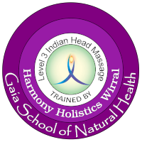 Indian head massage course badge