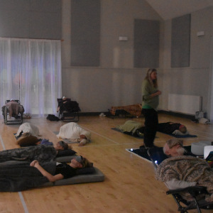 Soundbath at the Gaia School therapists Self-care half day
